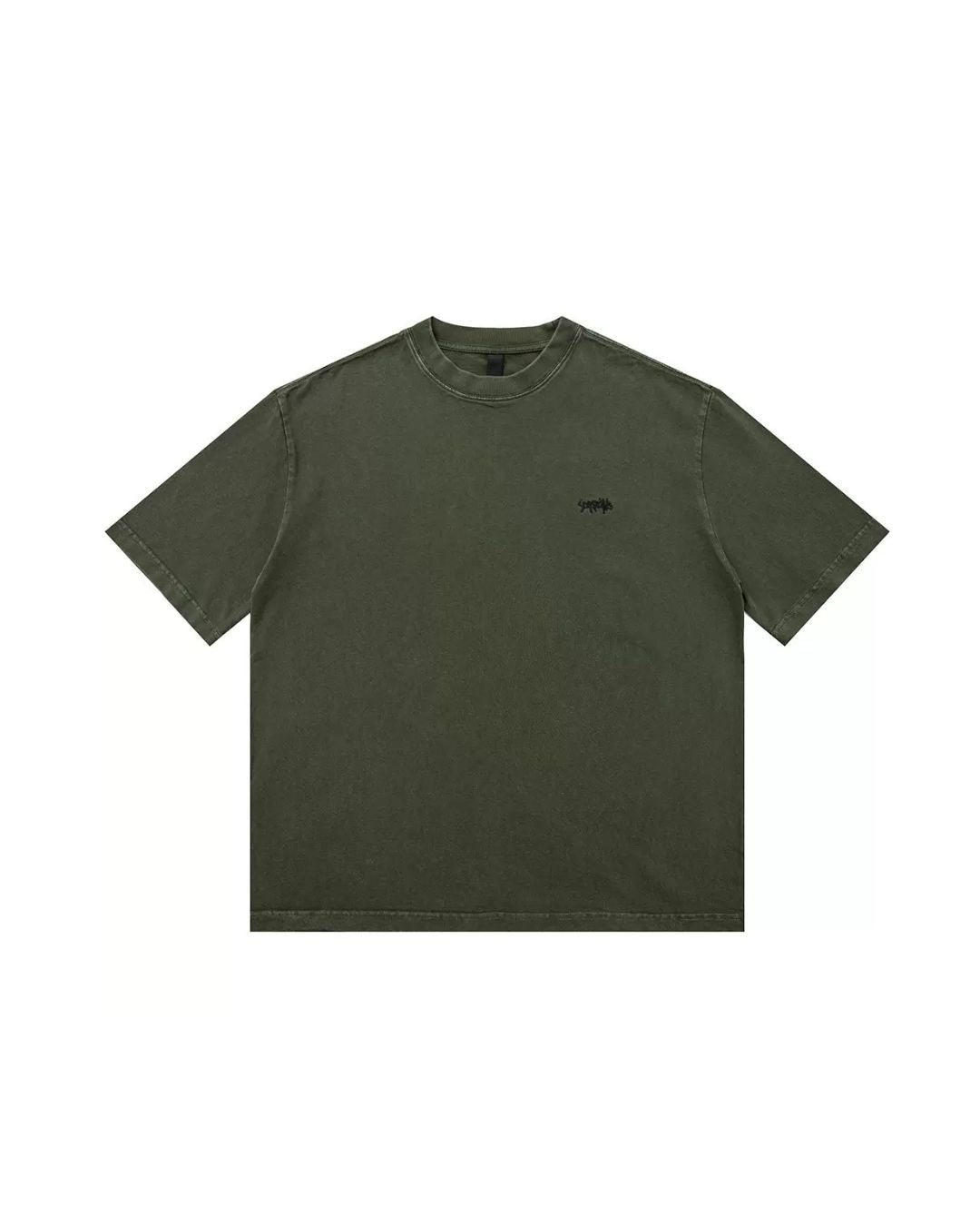 Washed Color One Point T-shirt　ST122