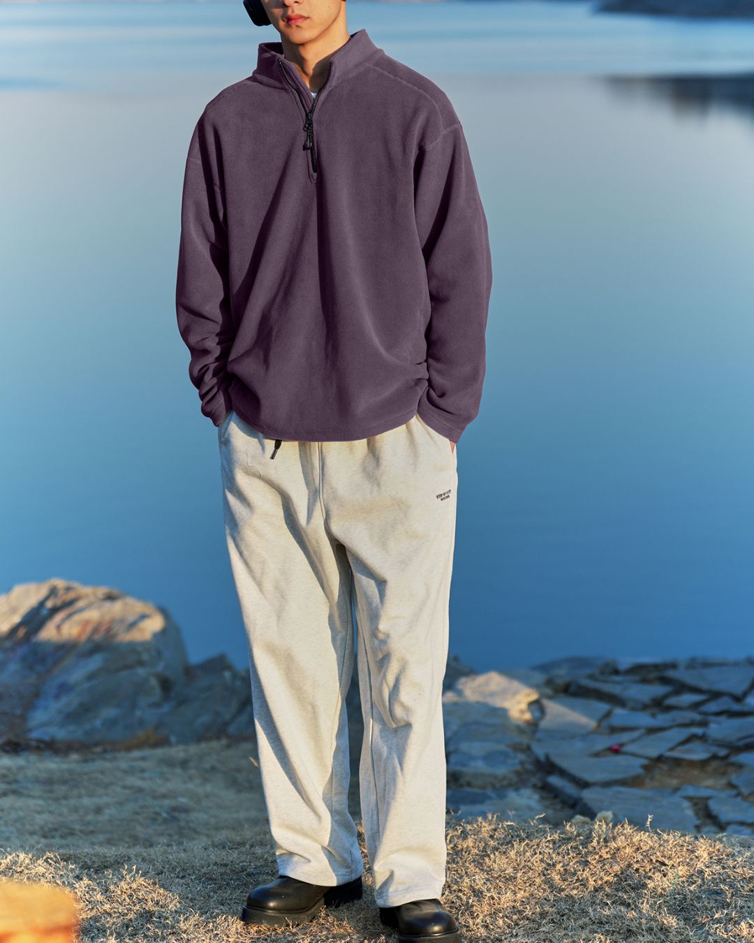 Fleece Half-zip Sweat　SW095