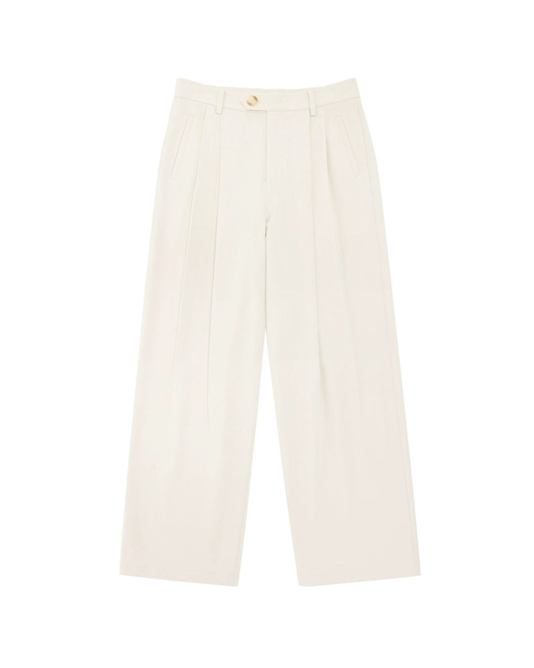 Basic Tuck Wide Pants　WP086