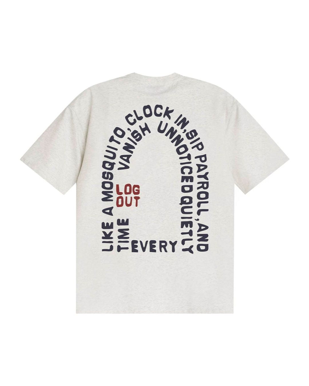 Arch Logo Print T-Shirt　ST213