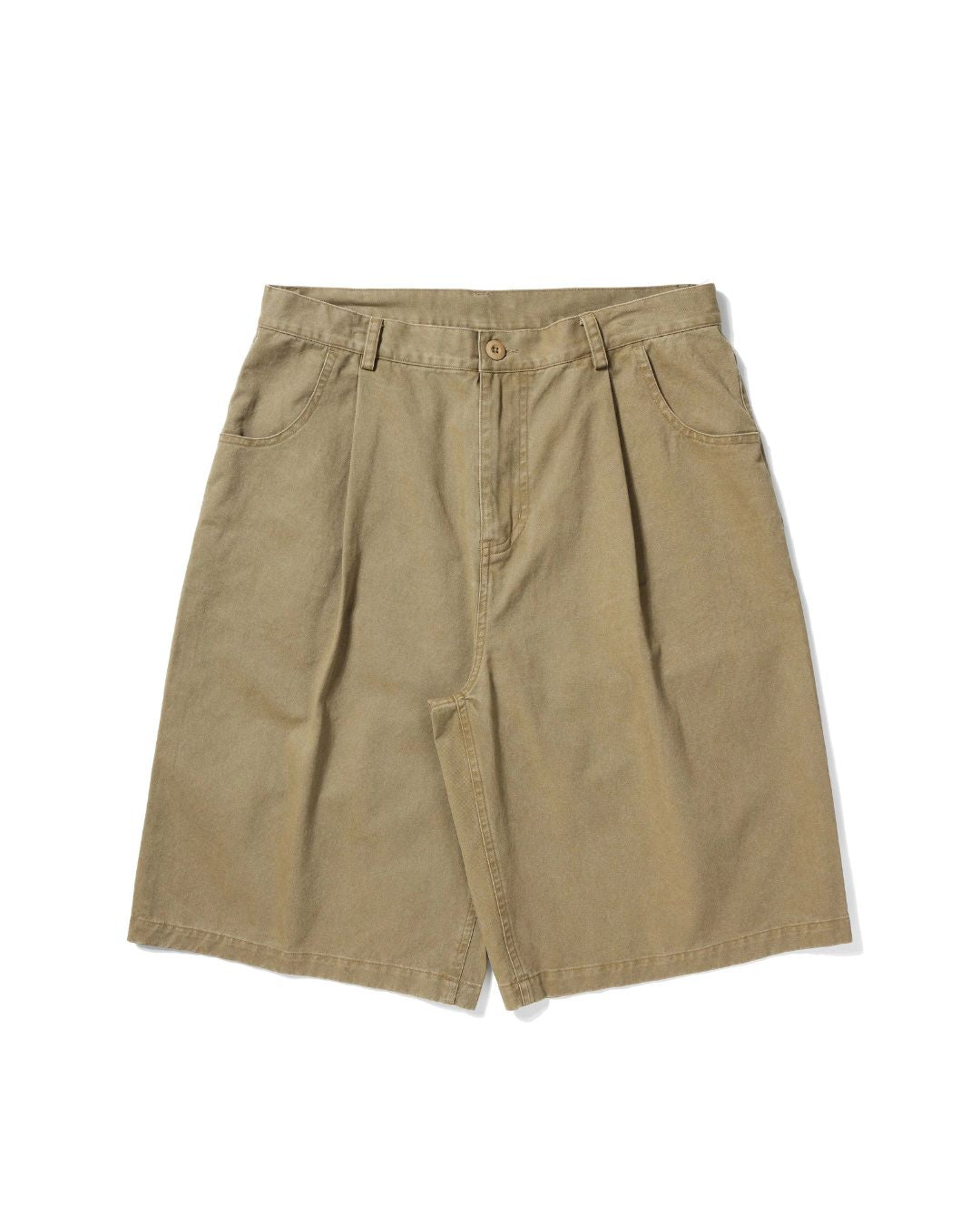 Pleated Cotton Shorts　SP070