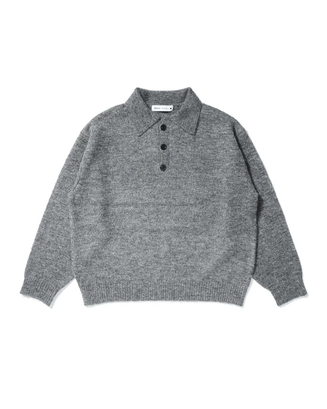 Alpaca Blend Polo Knit　KN058