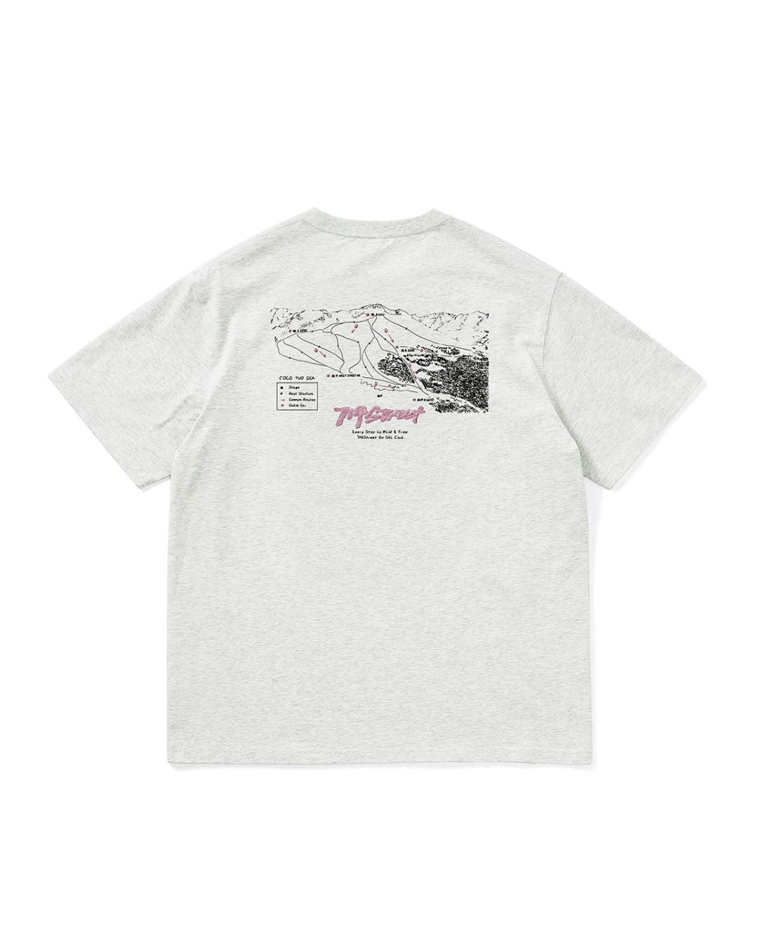 Map-Graphic  T-Shirt　ST220
