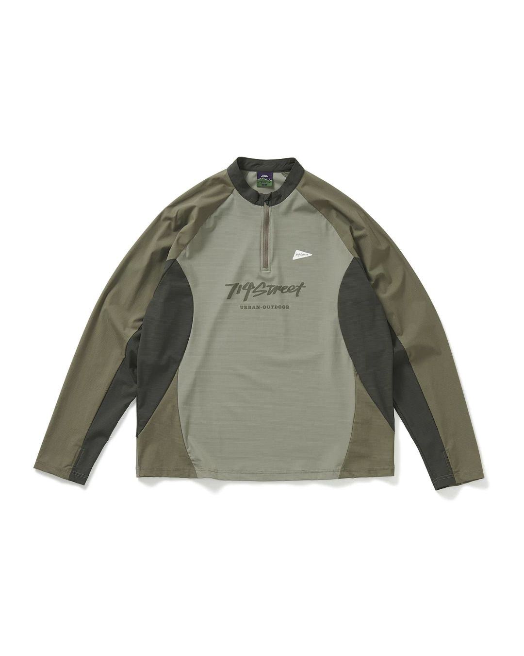 【10日以内お届け】Quick-drying Half-zip T-shirt　LT079