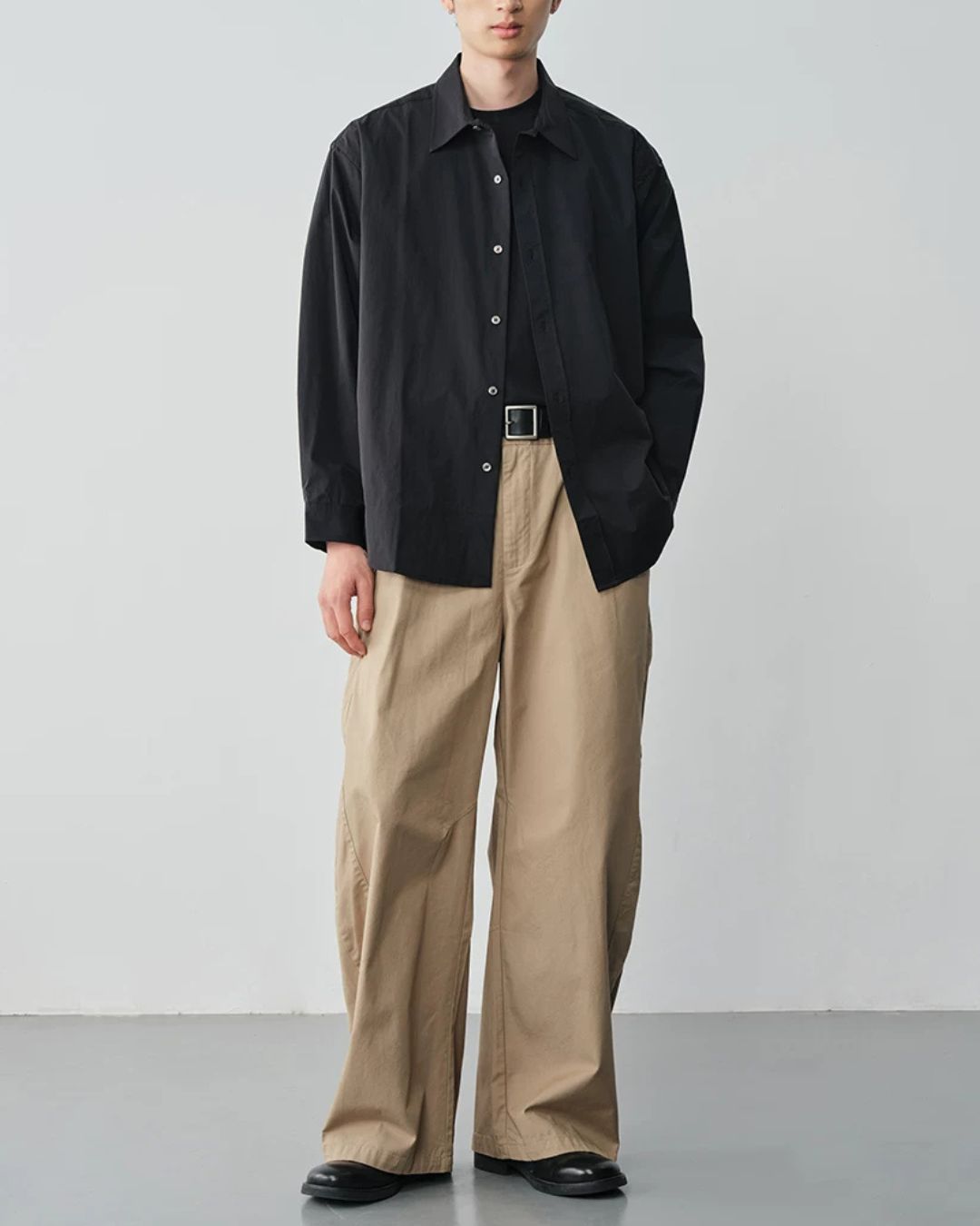 Structured Panel Wide Pants　WP115