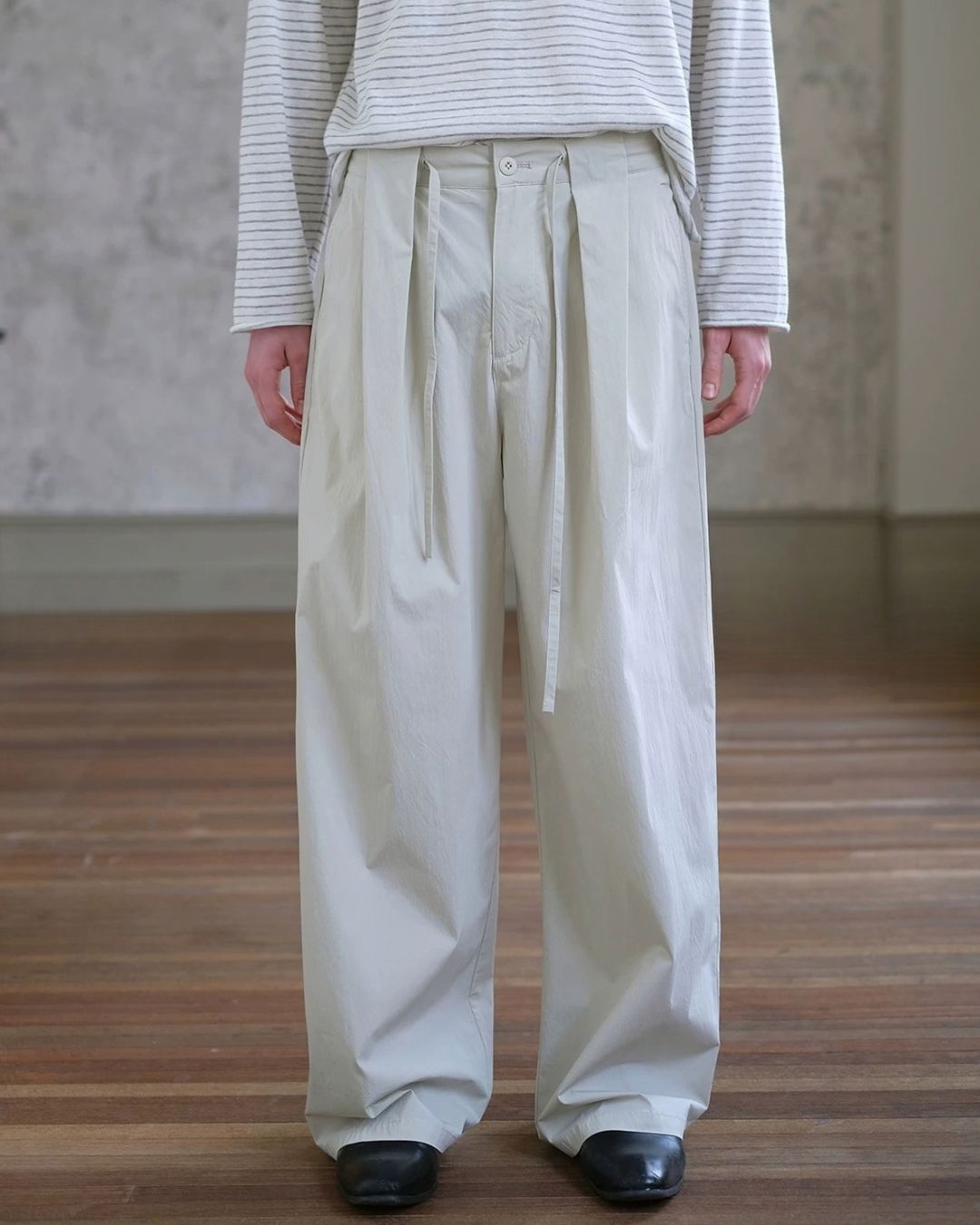 Casual Tuck Wide Pants　WP122