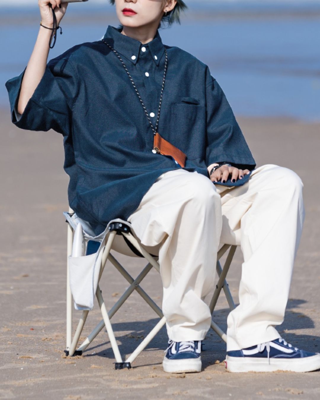 Button-Down Short Sleeve Shirt　SS013