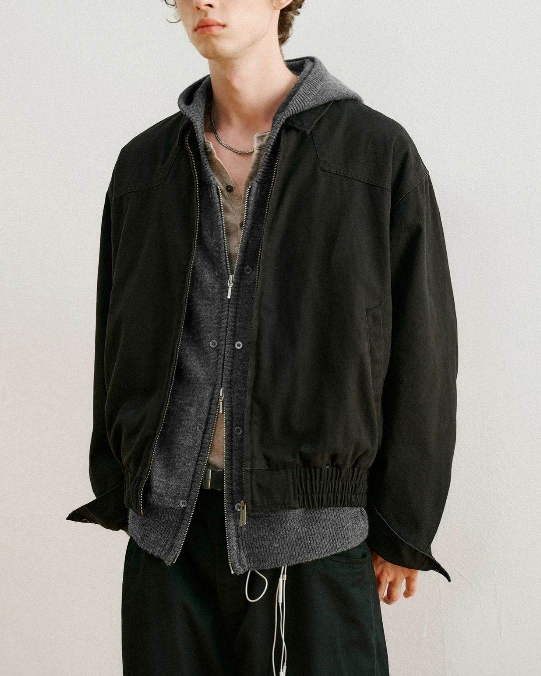 Vintage Wash Zip Jacket　JK256