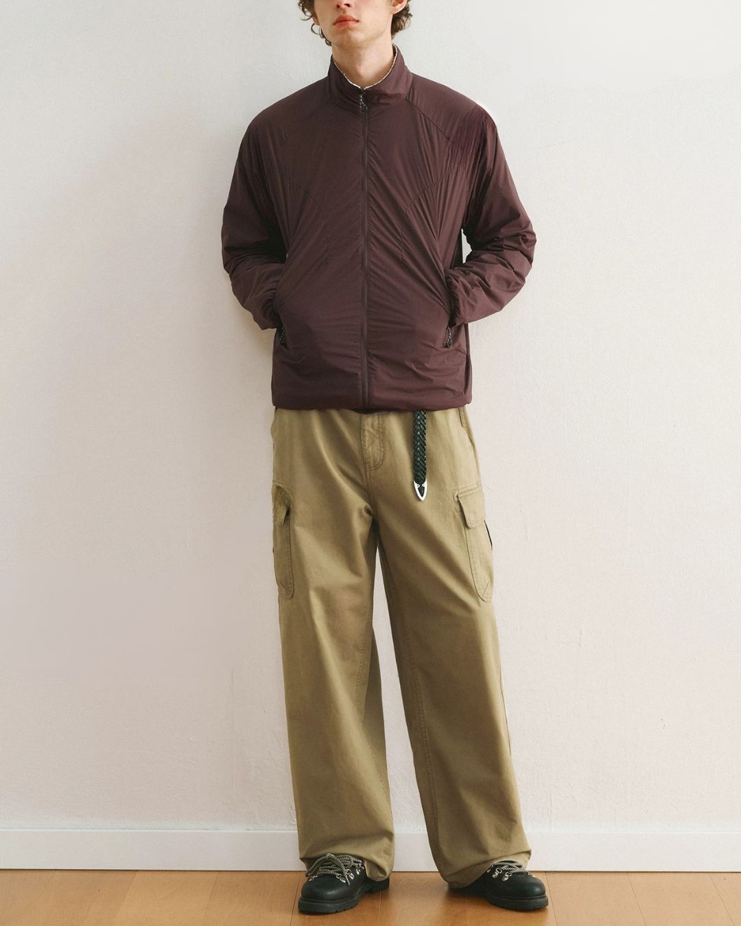 Washed Cargo Wide Pants　CP063