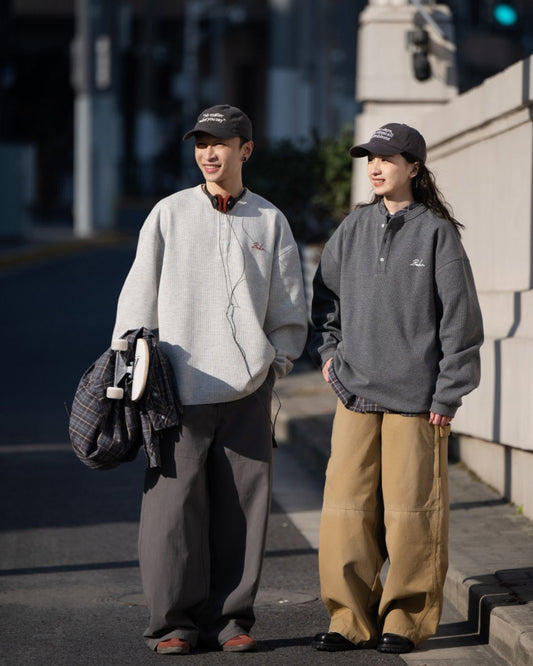 【10日以内お届け】Back Logo Waffle T-shirt　LT082