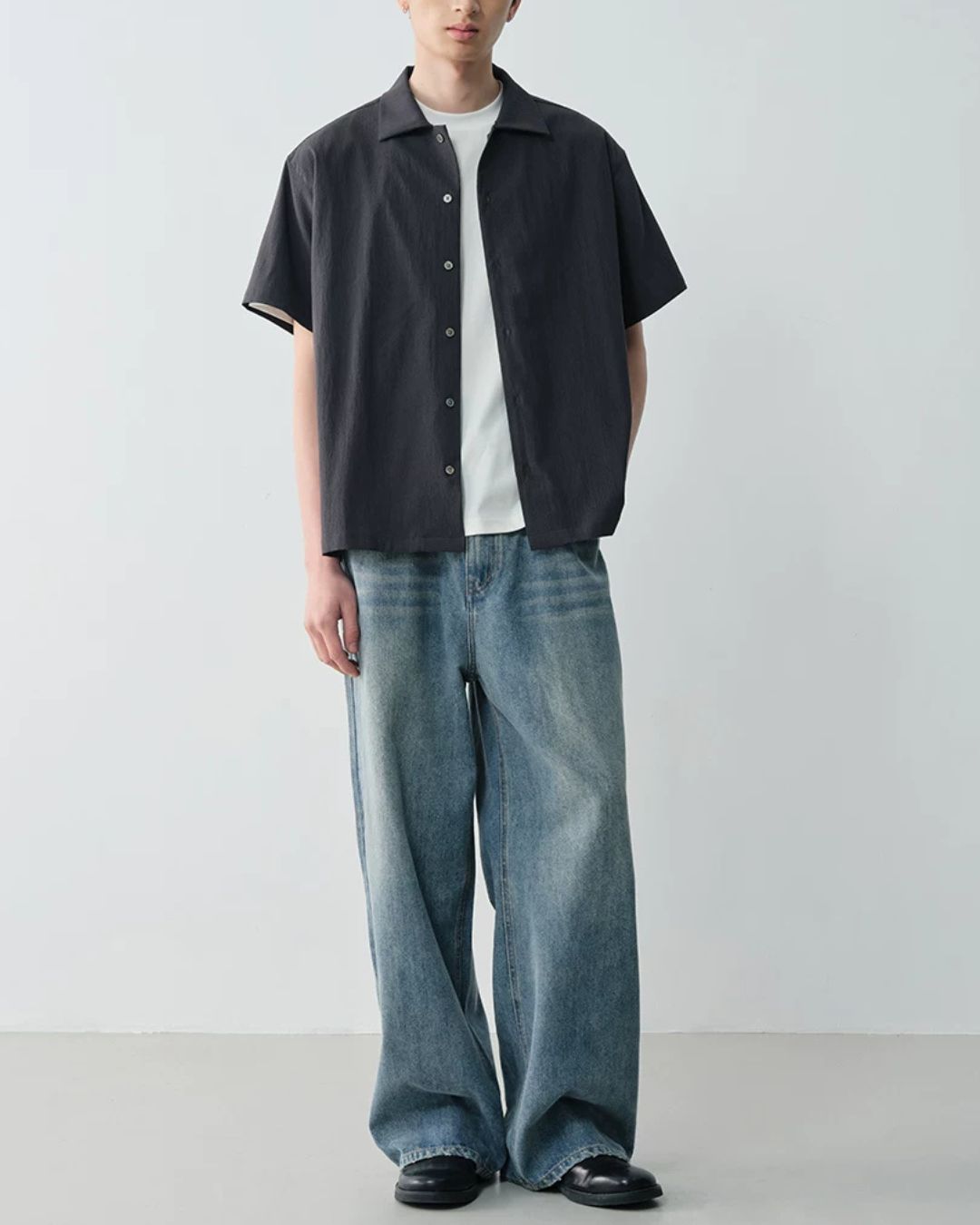Draped Clean Fit Shirt　SS088