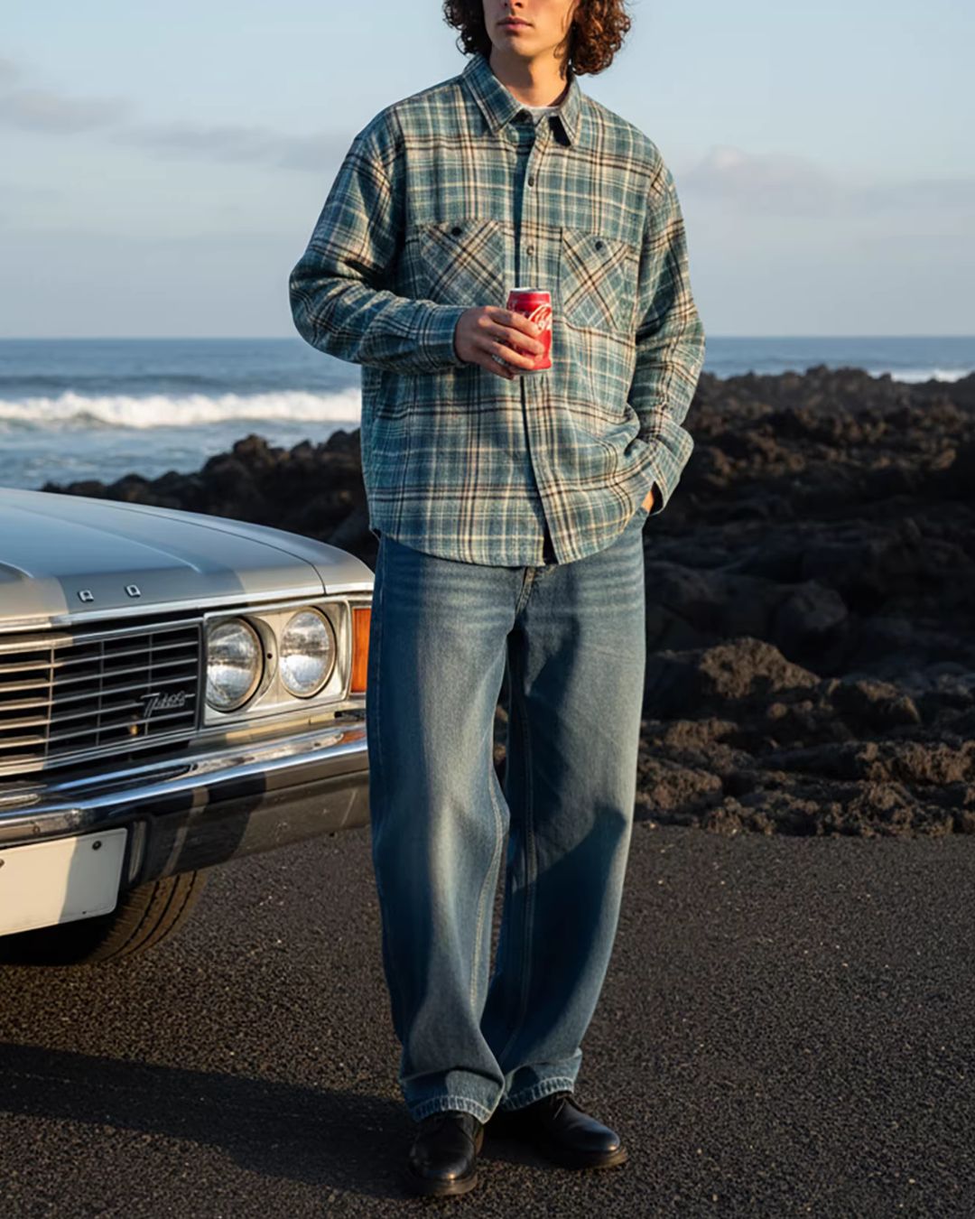 Checked Work Shirt　LS105