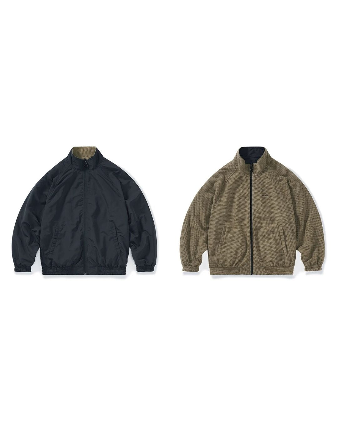 Reversible Stand Collar Jacket　JK257
