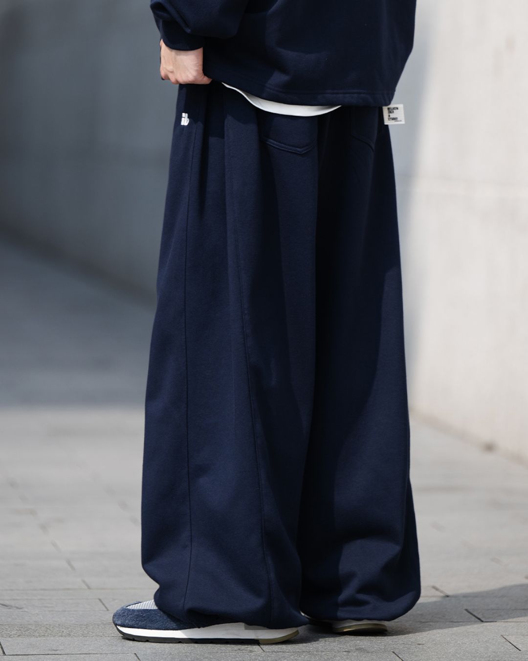 Wide Drape Sweat Pants　WP069