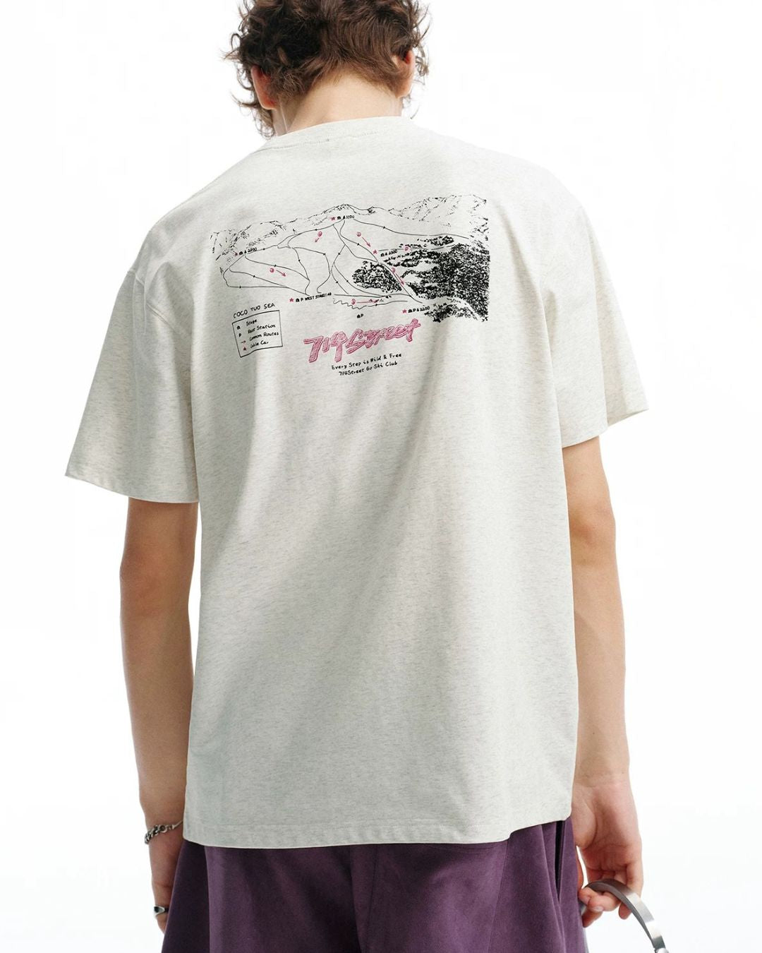 Map-Graphic  T-Shirt　ST220