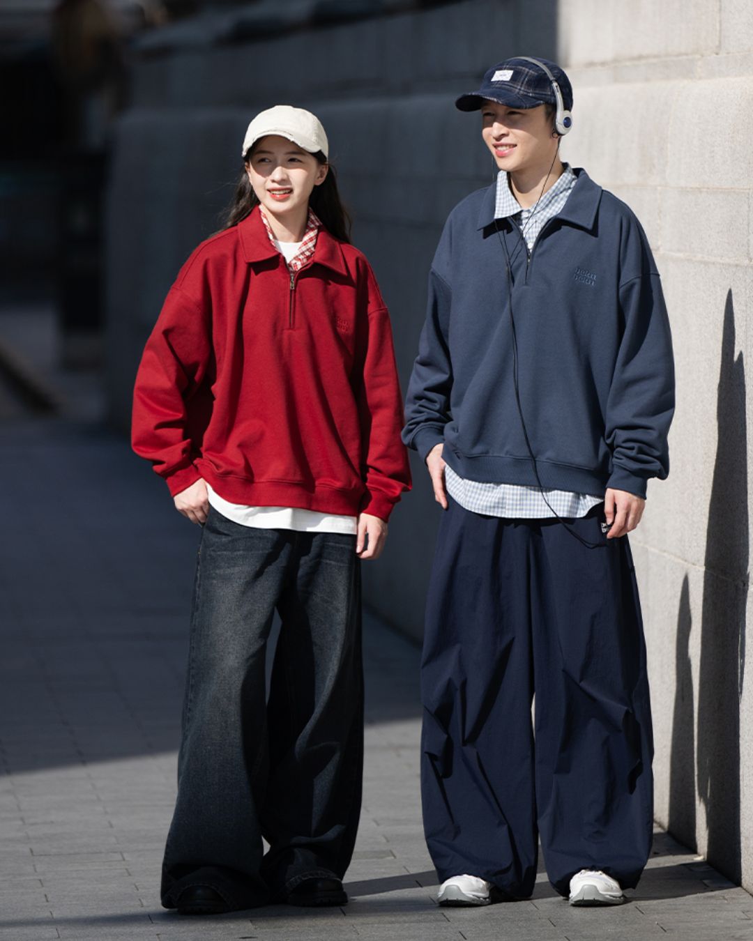 Half-zip Casual Pullover　SW094