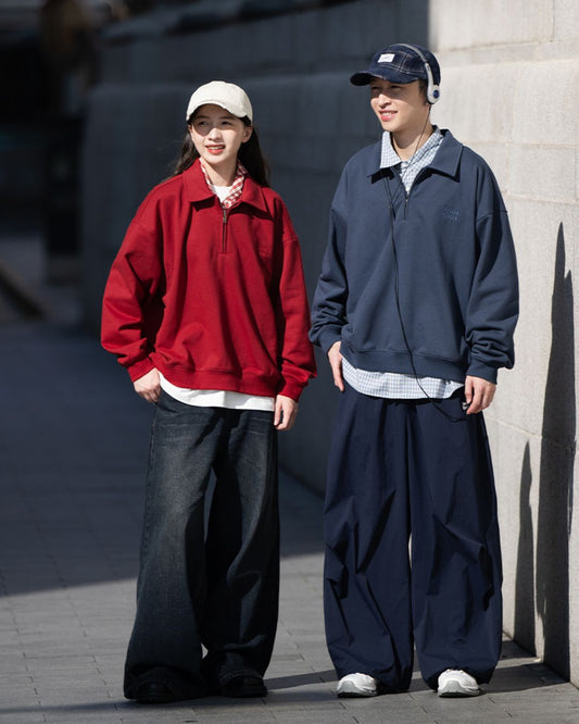 Half-zip Casual Pullover　SW094