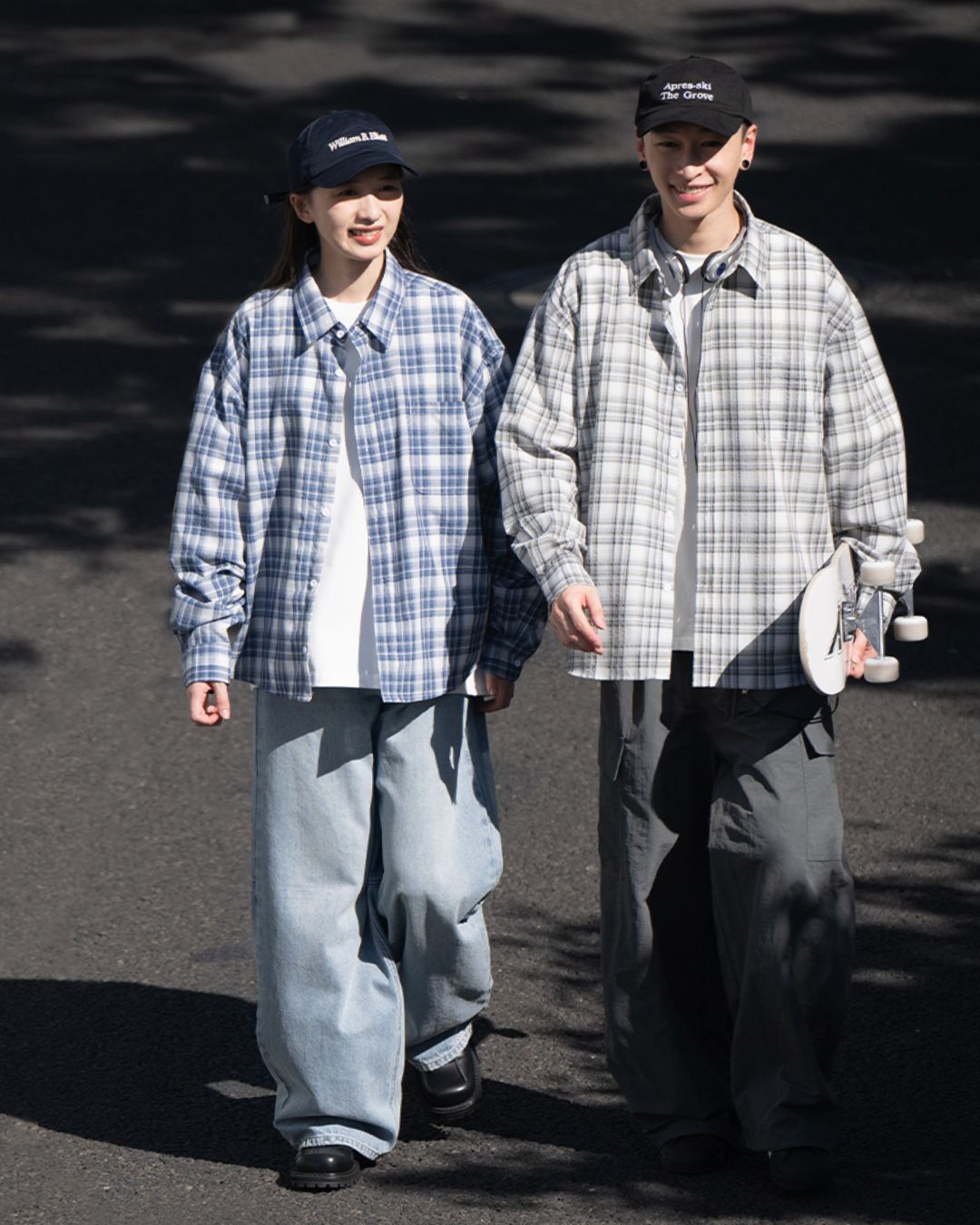Basic Casual Check Shirt　LS100