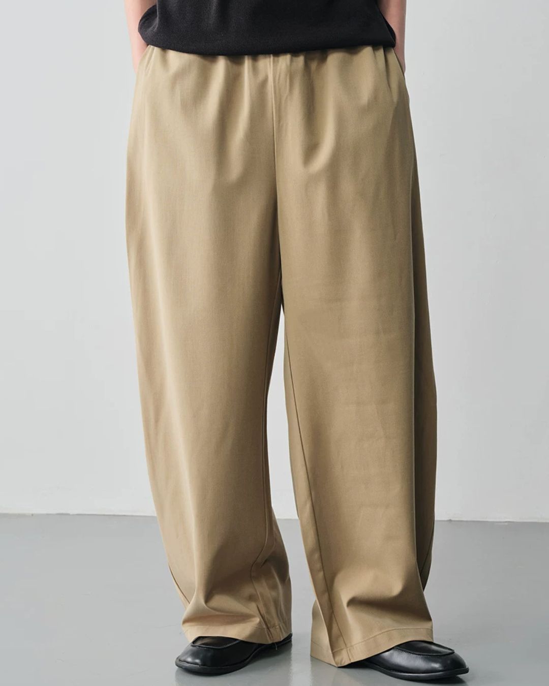 Linen Blended Drape Pants　WP105