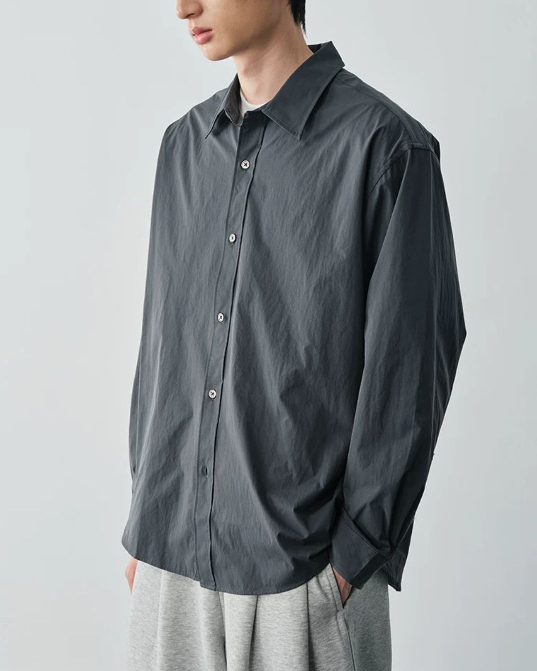 Easy-Care Relaxed Shirt　LS111