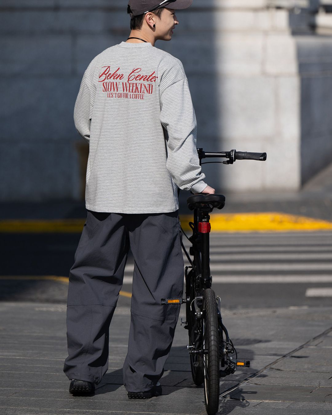 【10日以内お届け】Classic Print Border T-shirt　LT083