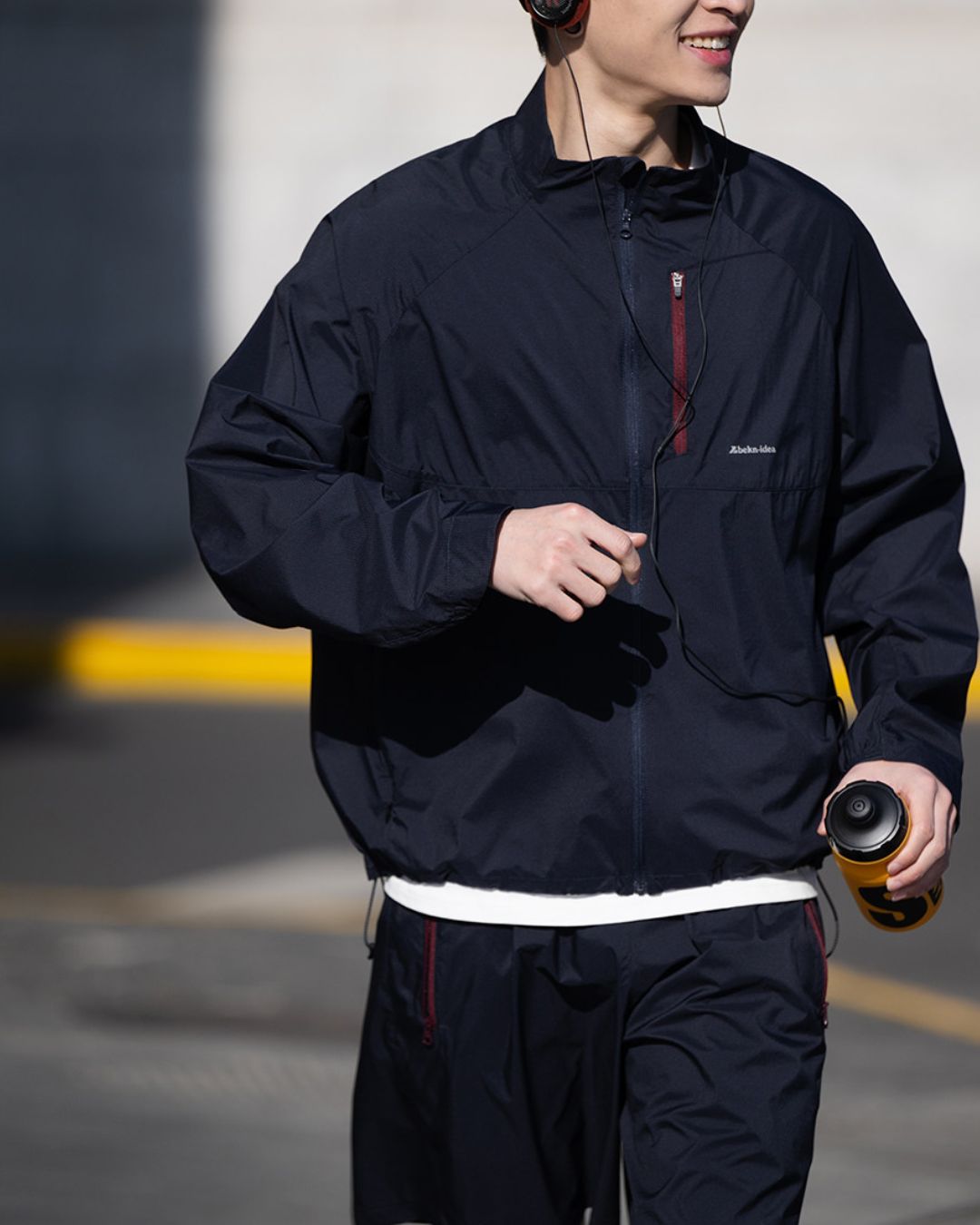 【10日以内お届け】Nylon Zip Pocket Jacket　JK250