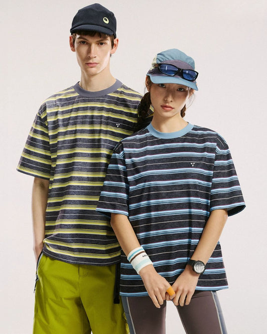 Variegated Border Dry T-shirt　ST189