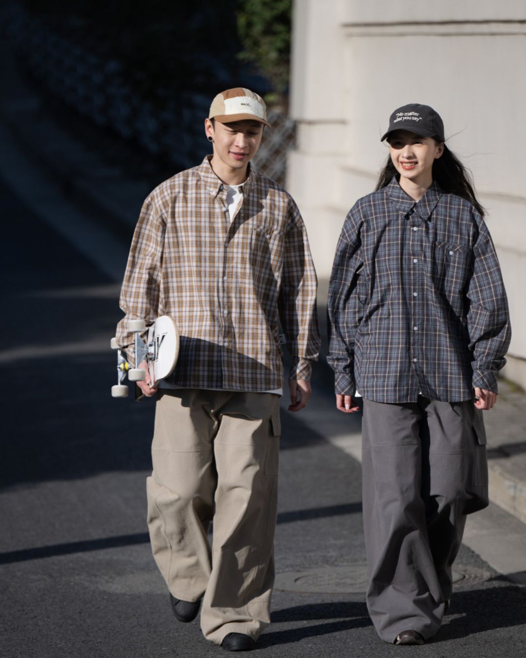 【予約販売】Pure Cotton Checked Shirt　LS104