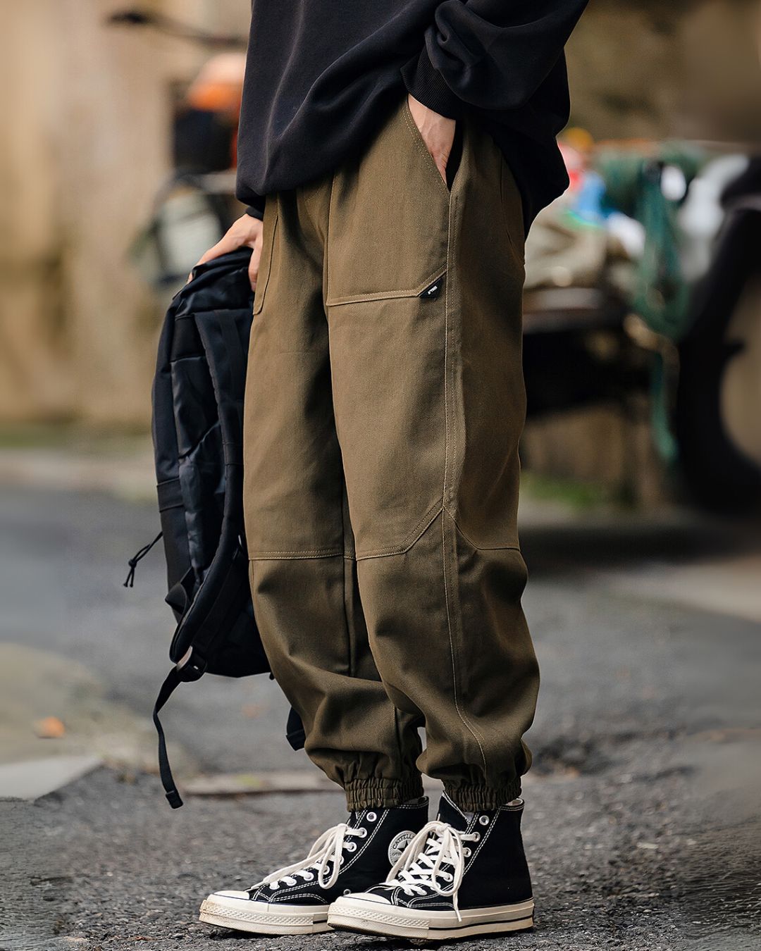 Tapered Cargo Pants　CP058