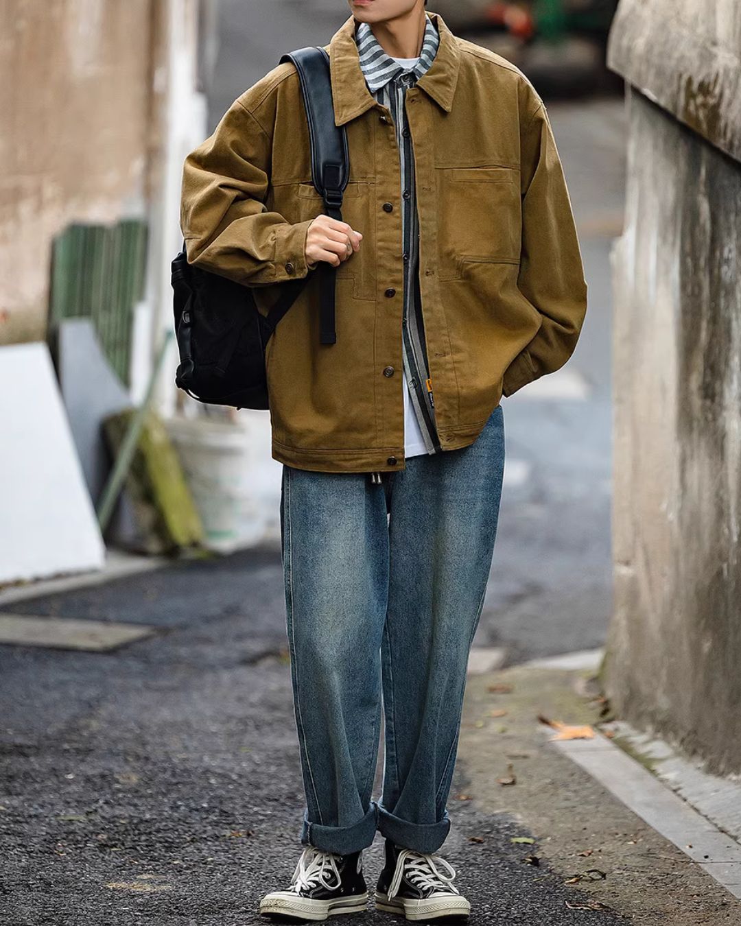 【グリーン 一週間以内に発送】Military Work Jacket　JK106