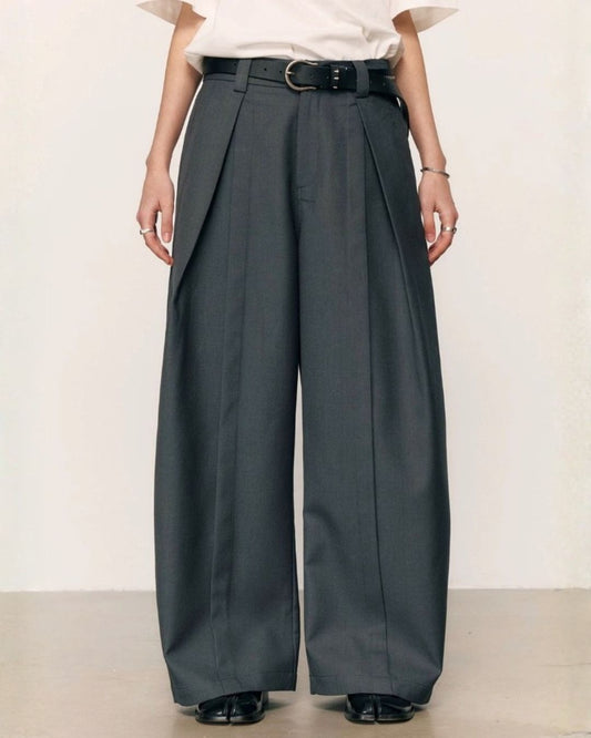 Cross Tuck Slacks　SL004