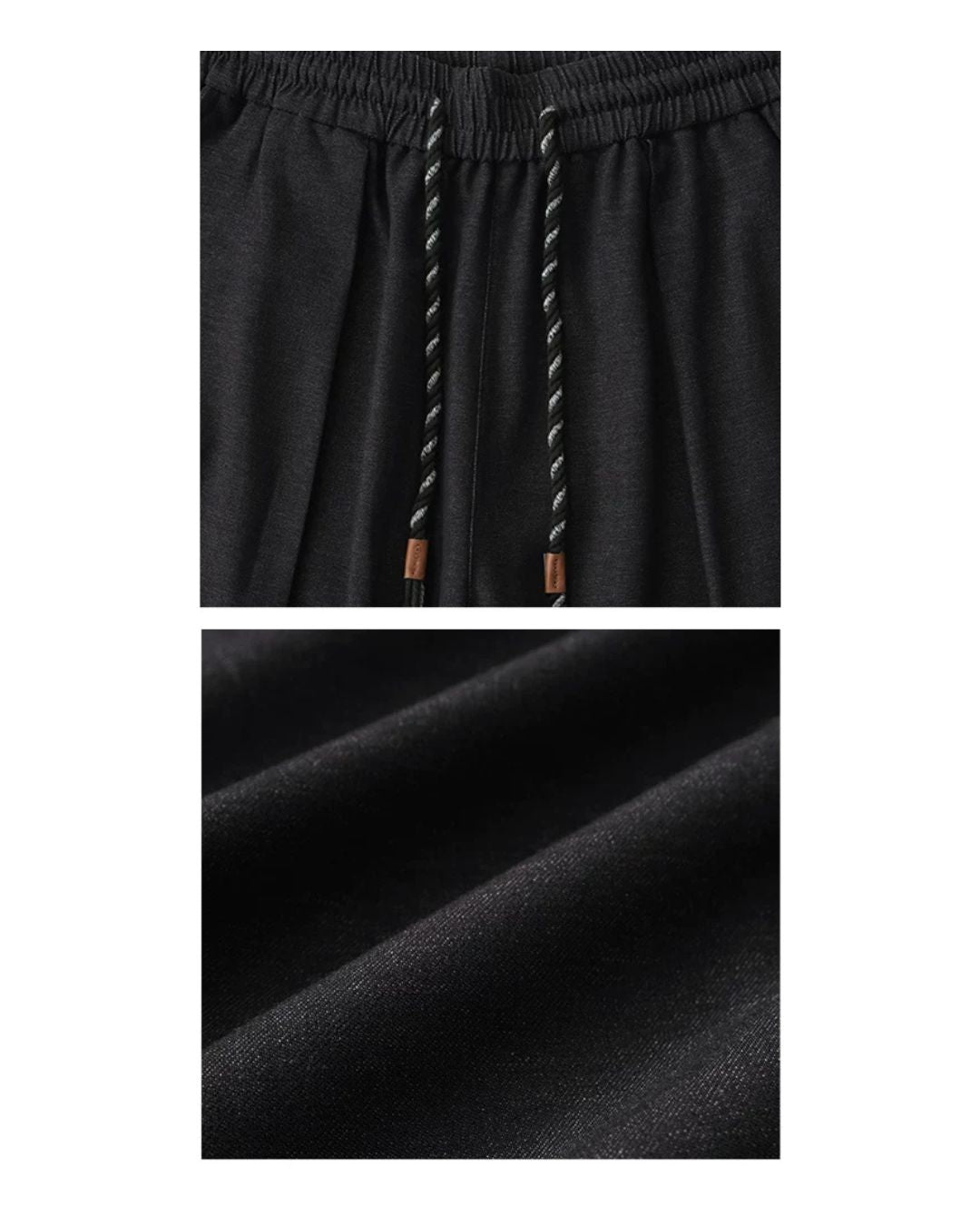 Drawstring Relaxed Tucked Pants　WP099