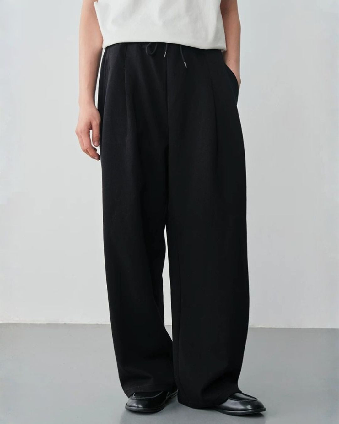 Sweat Tuck Wide Pants　TP030