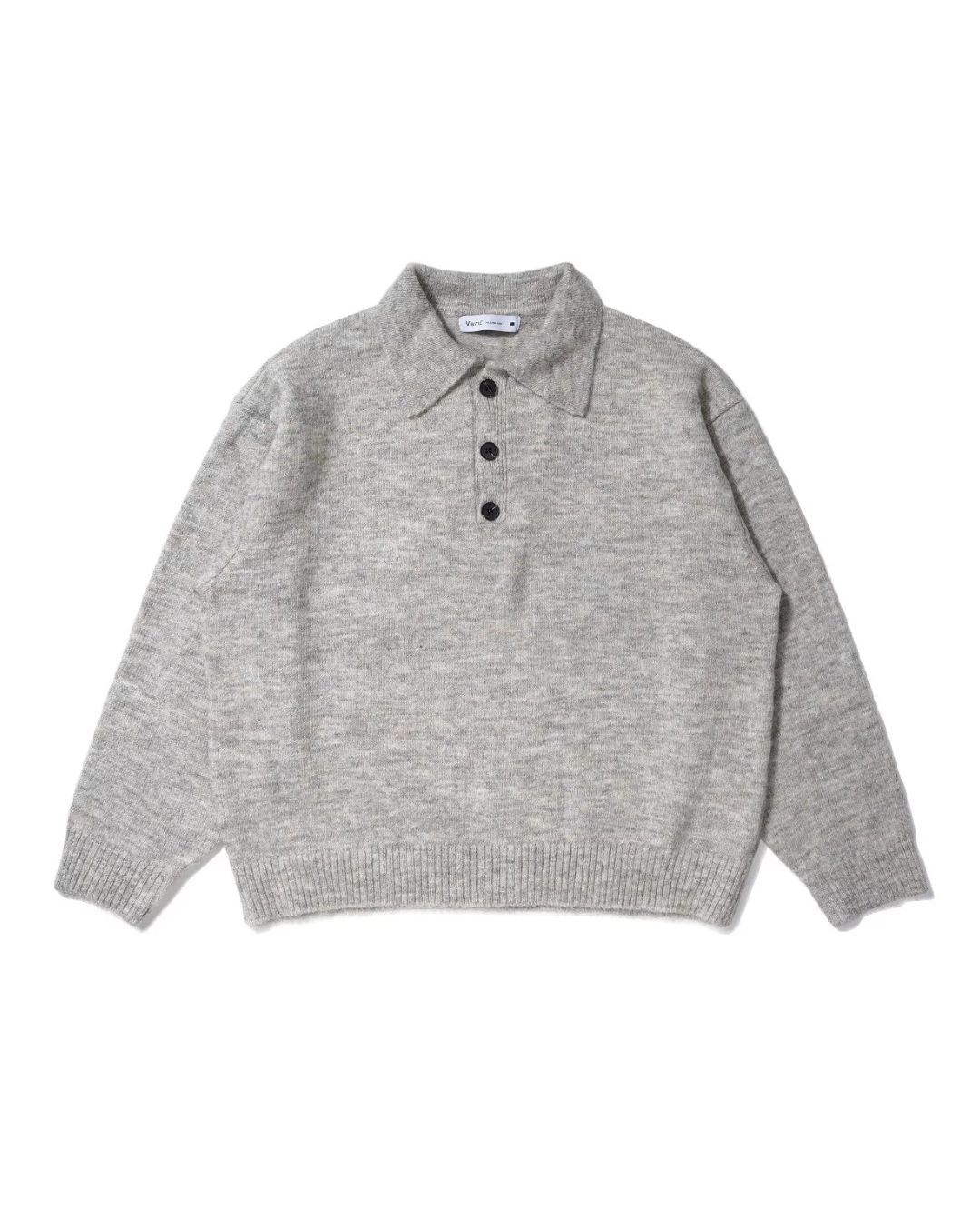 Alpaca Blend Polo Knit　KN058