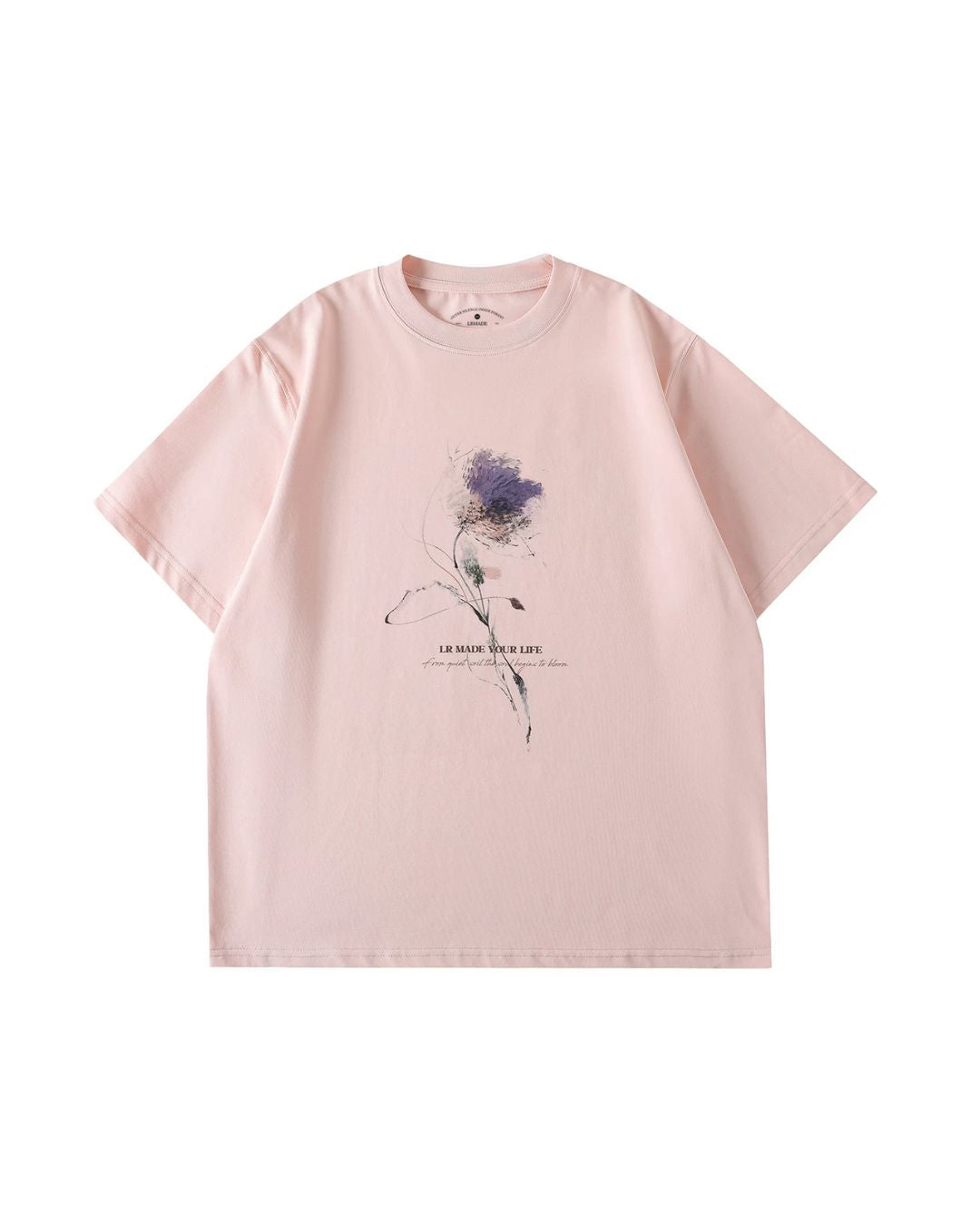Sorona Flower Print T-Shirt　ST199