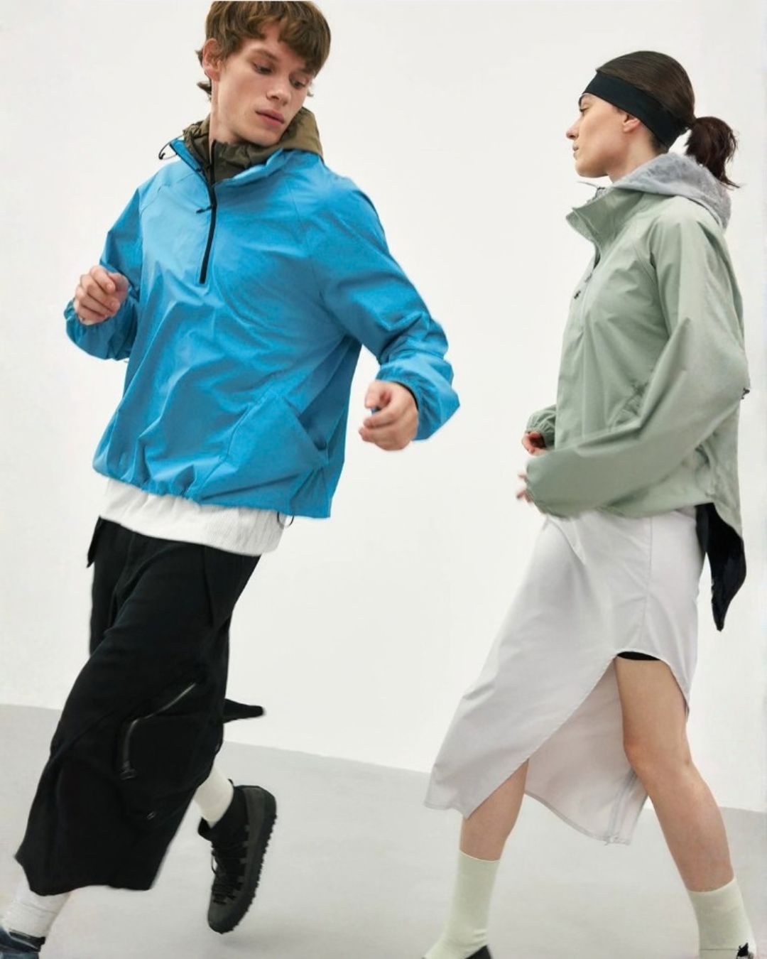 Layered Anorak Nylon Jacket　JK258