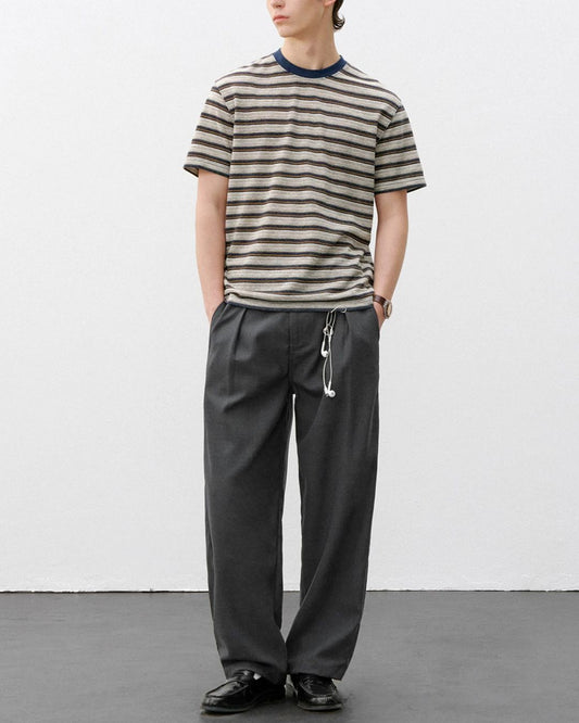 Vintage Multi-Border T-Shirt　ST205
