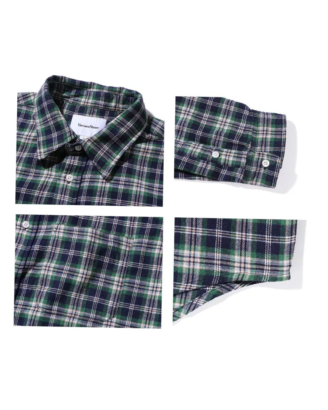 Relaxed Flannel Check Shirt　LS112