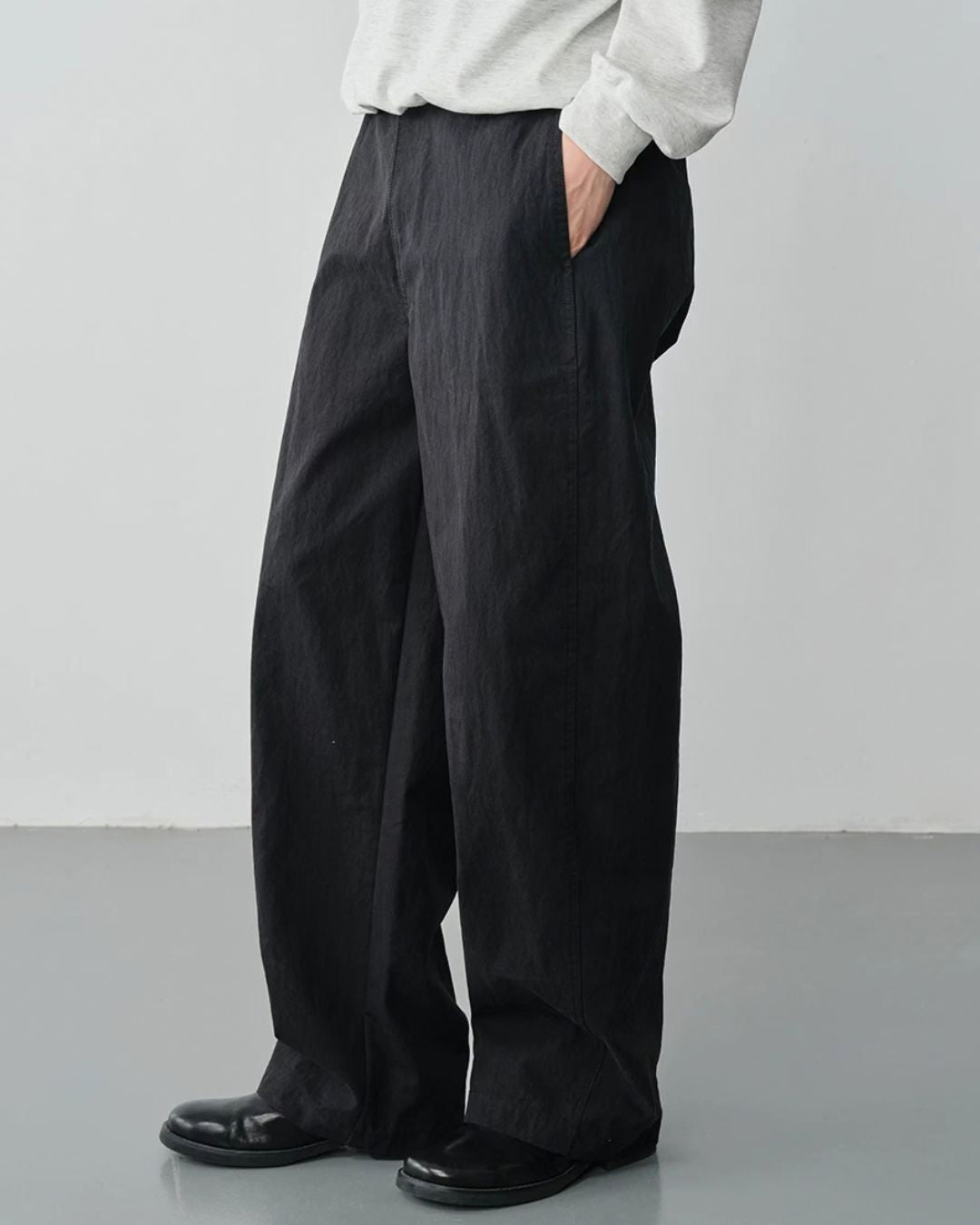 Cotton Blend Wide Pants　WP123