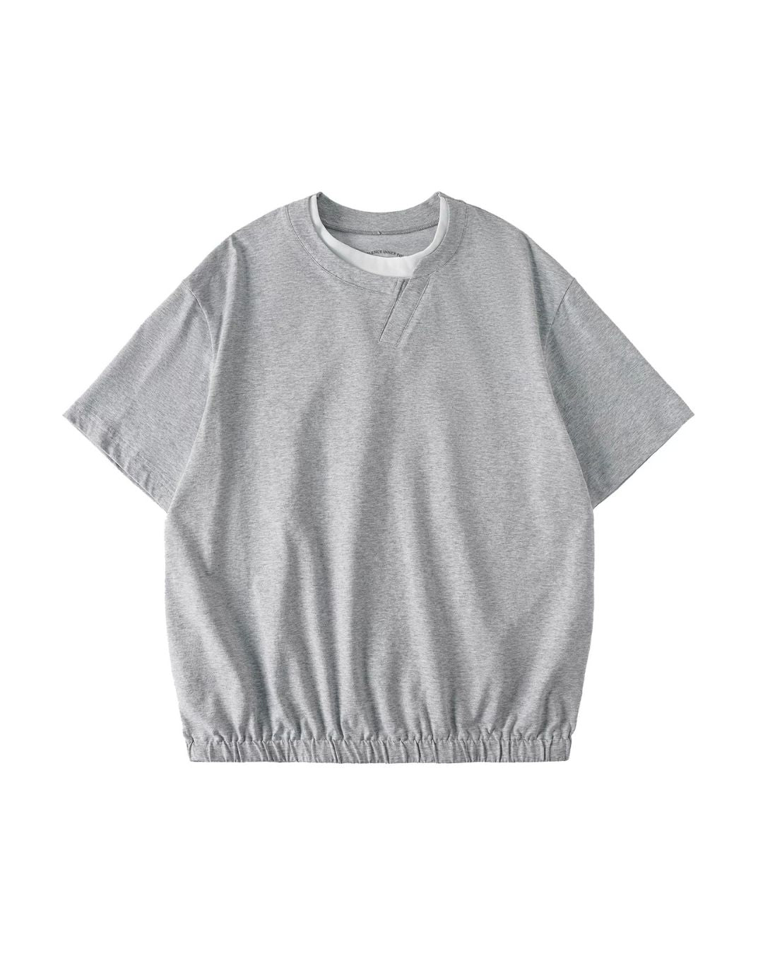 Asymmetrical Fake Layered T-shirt　ST217
