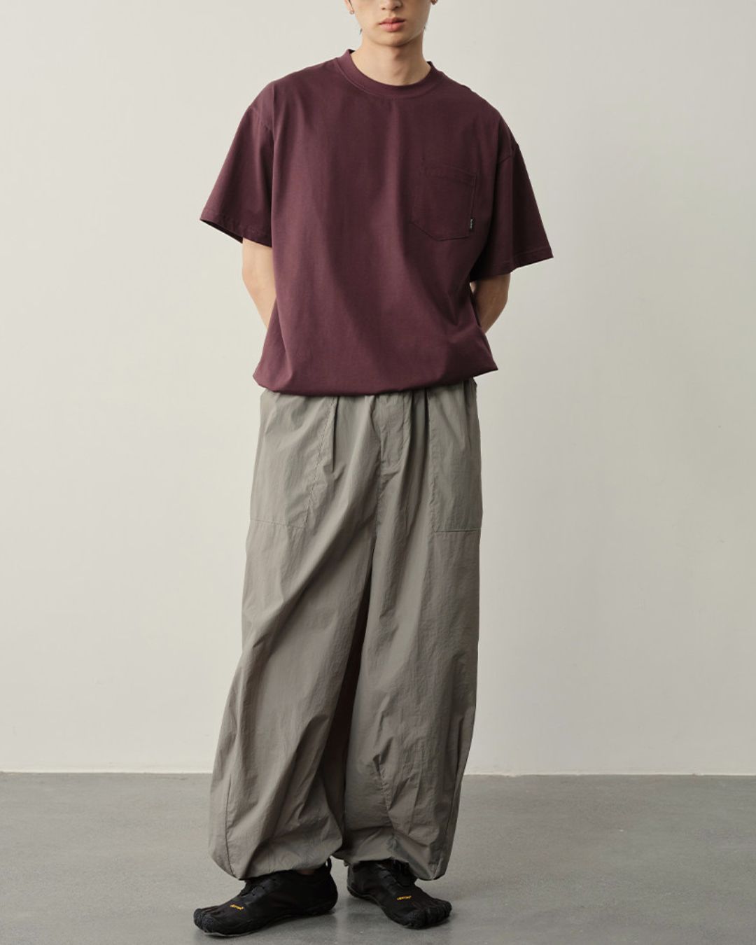 Pocket Drawstring Cool T-shirt　ST183