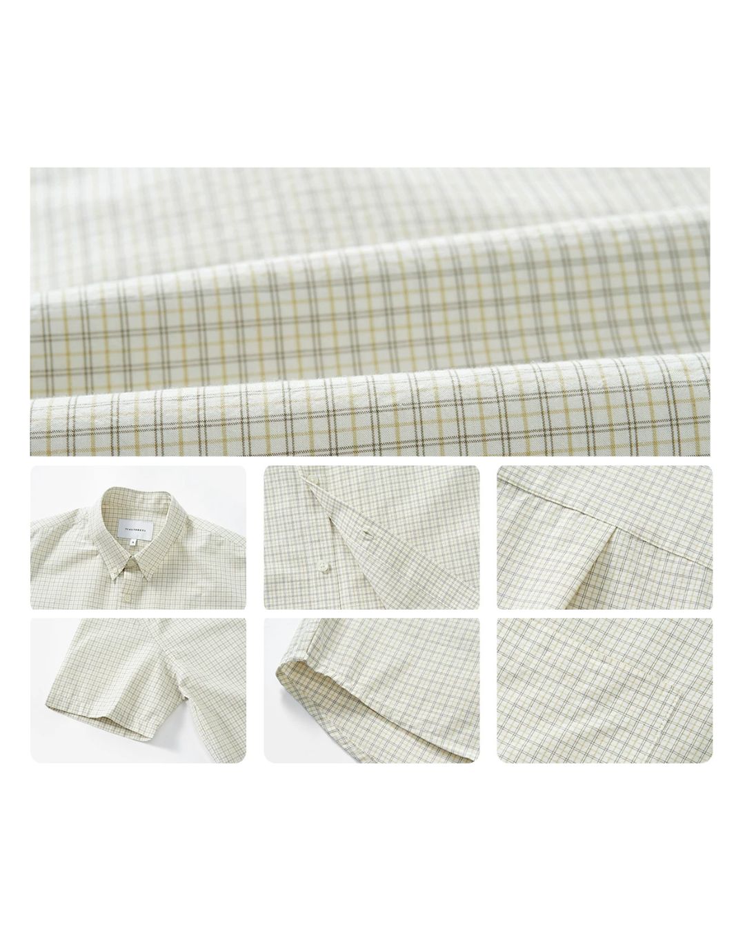 Sand-washed Plaid Shirt　SS094