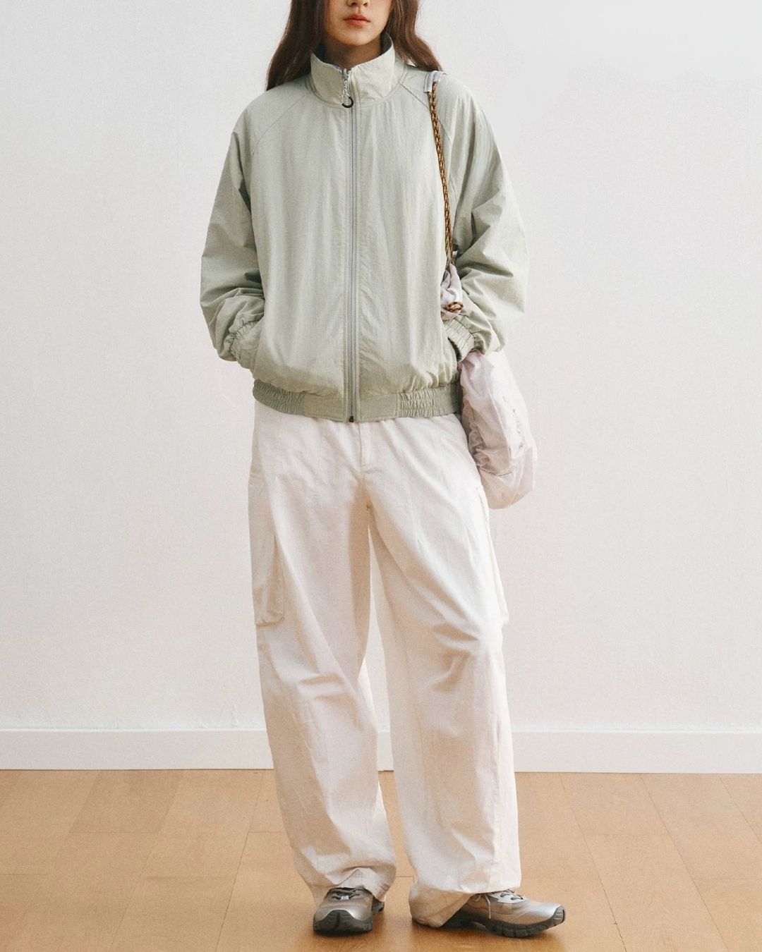 Reversible Stand Collar Jacket　JK257