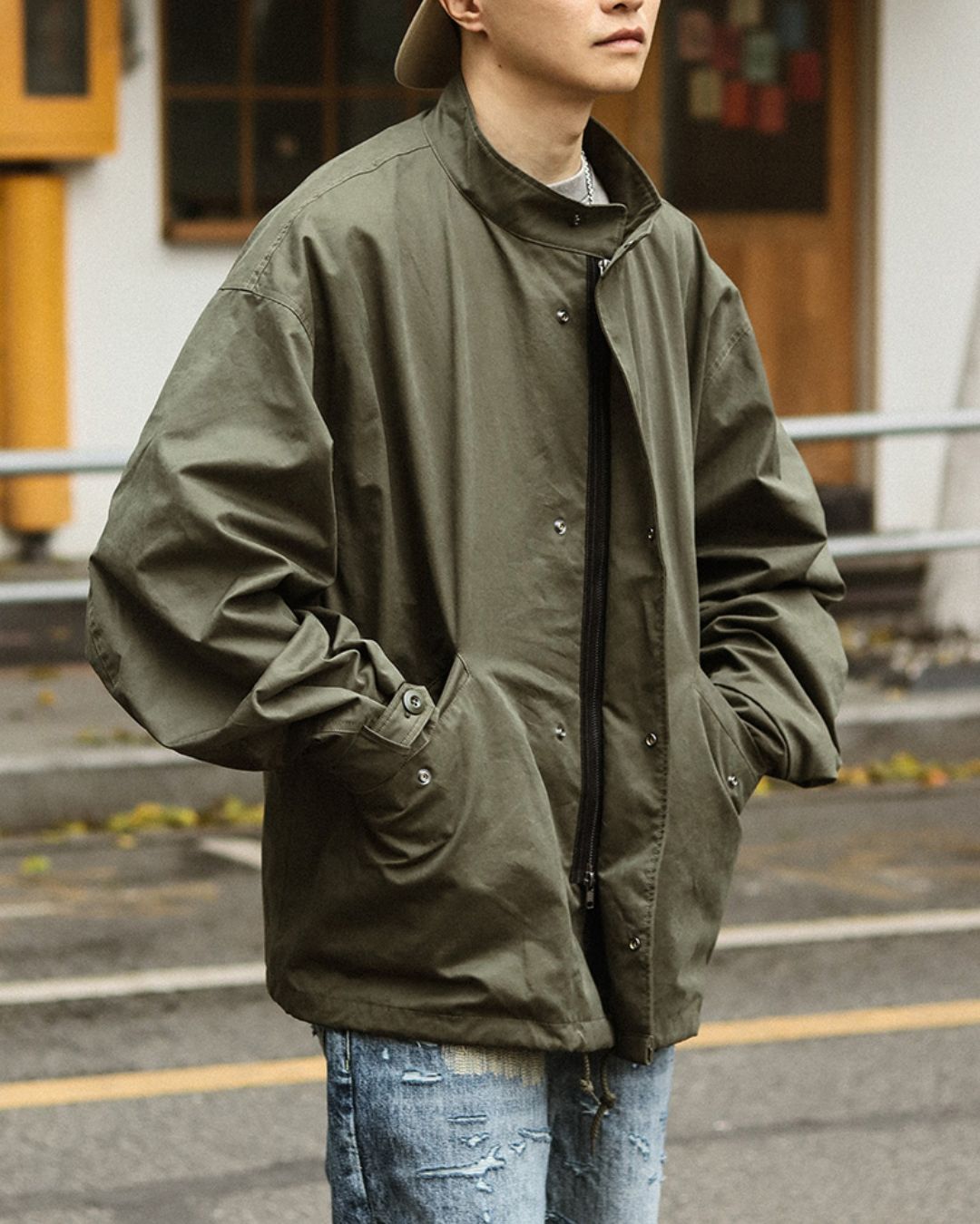 Windproof Stand Work Jacket　JK212