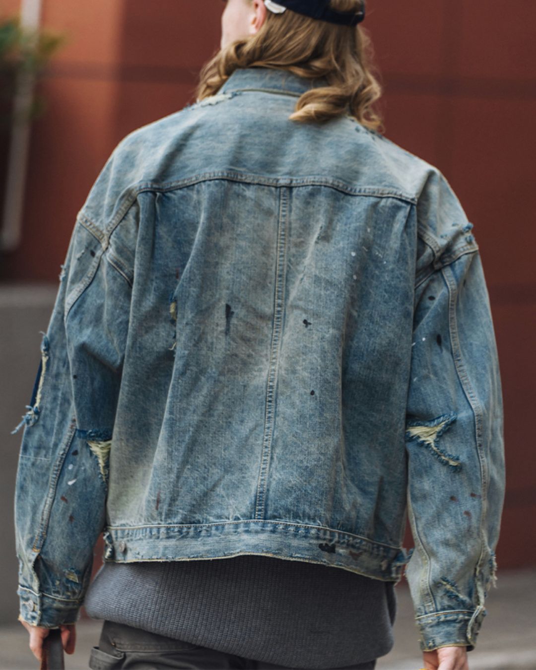 Destroy Denim Jacket　JK187