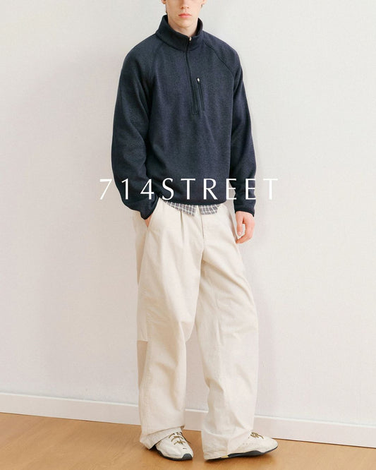 Brushed Half Zip Fleece　SW099
