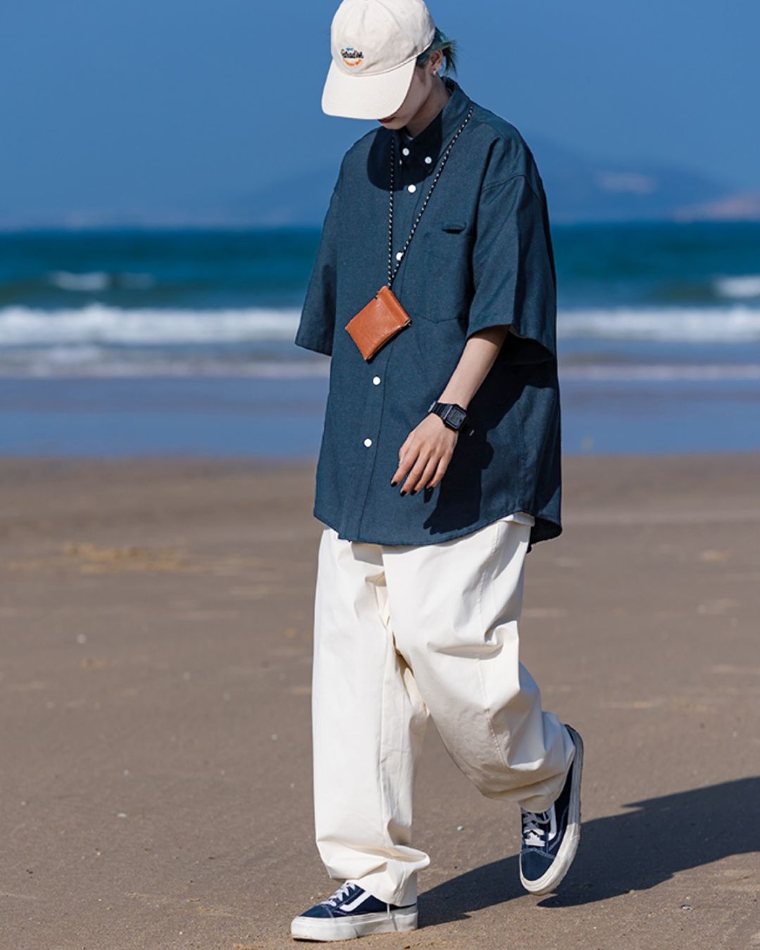Button-Down Short Sleeve Shirt　SS013