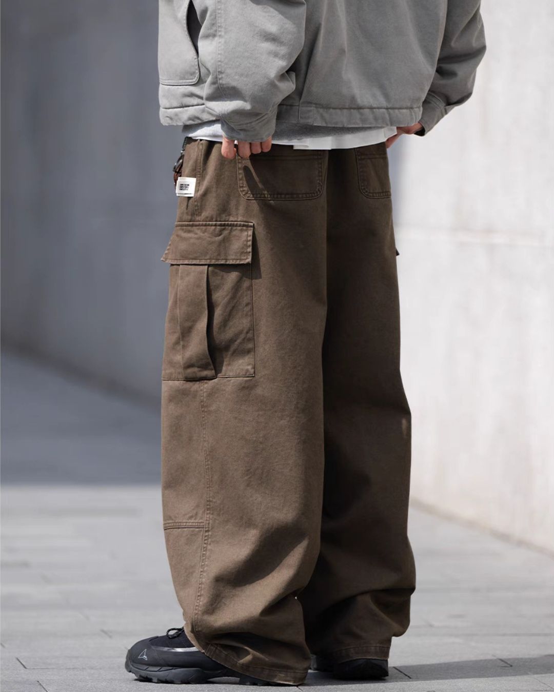 Washed Cotton Cargo Pants　CP055