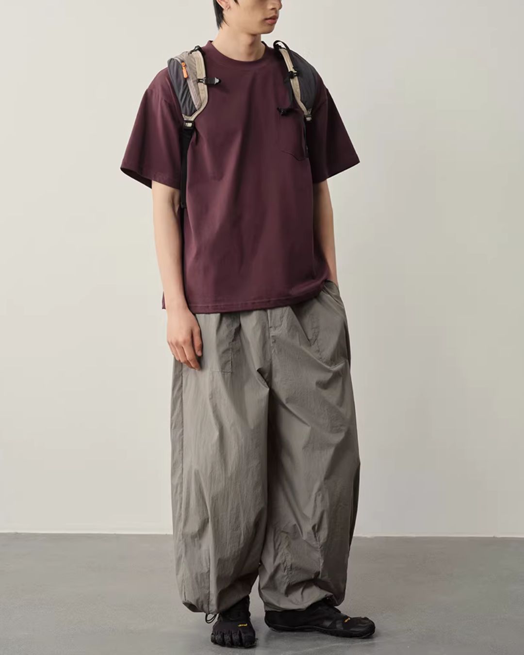 【10日以内お届け】Water-repellent Drawstring Pants　WP097