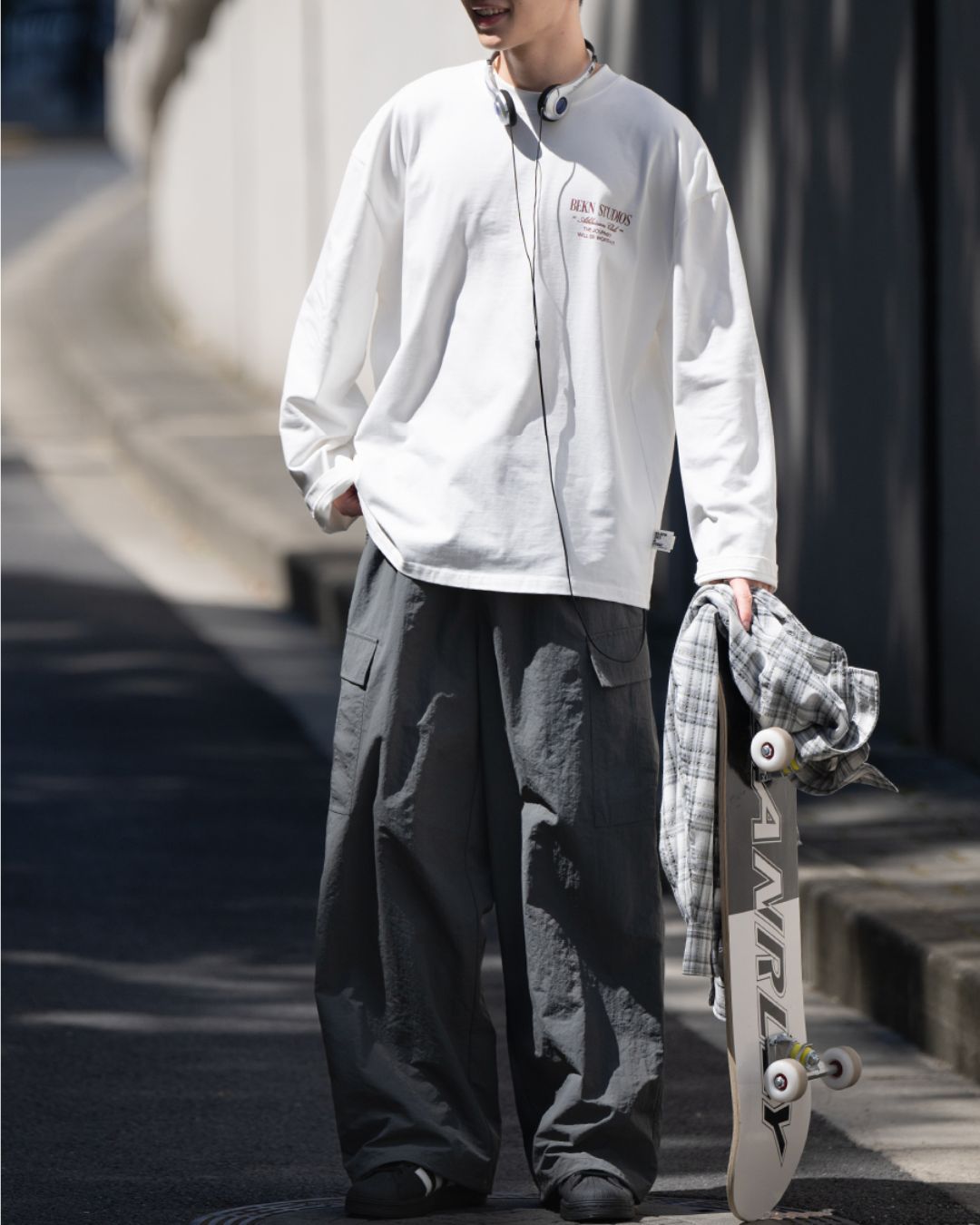 Nylon Work Straight Pants　CP059
